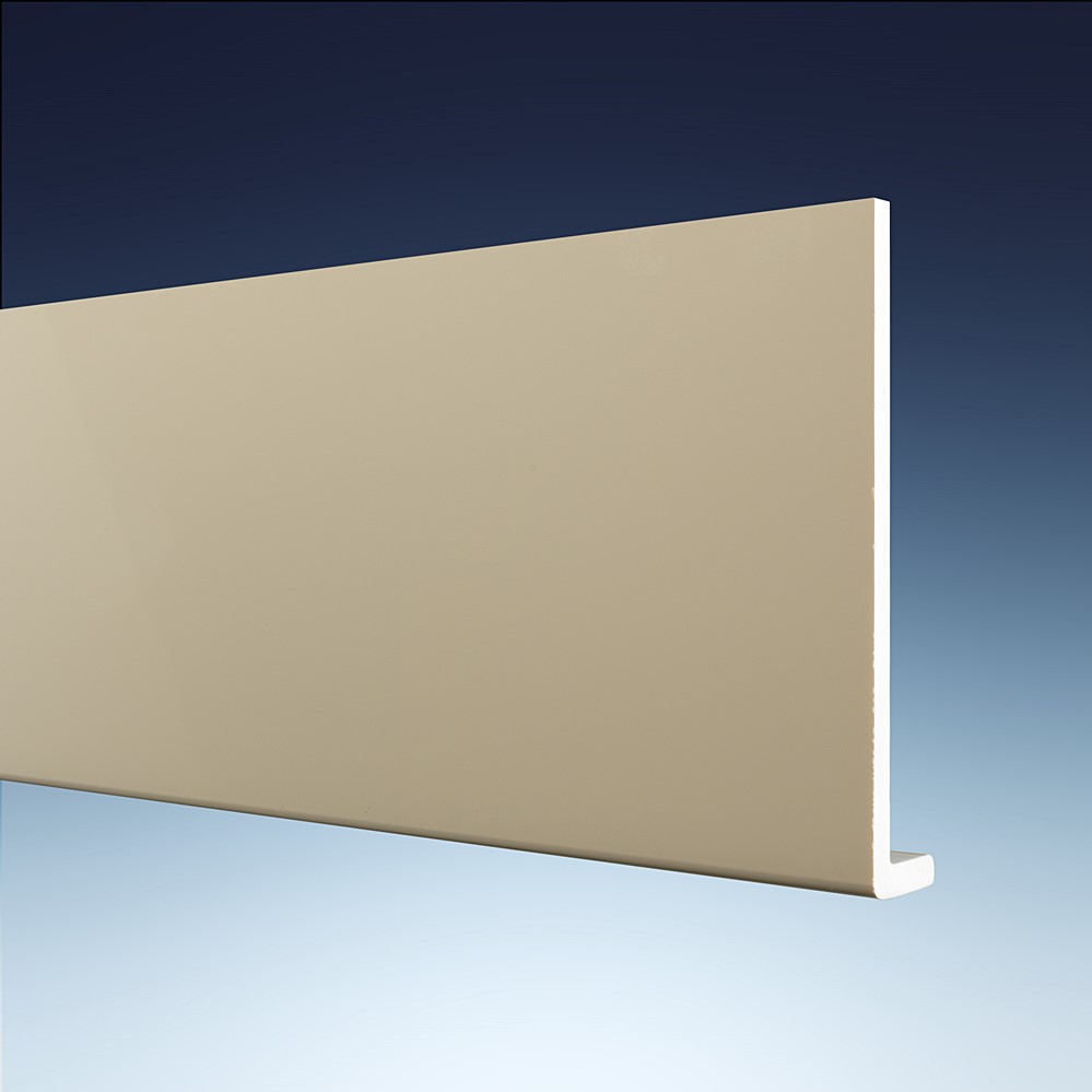 Planche de rive PVC sable - longueur 3ml hauteur 225mm épaisseur 9mm